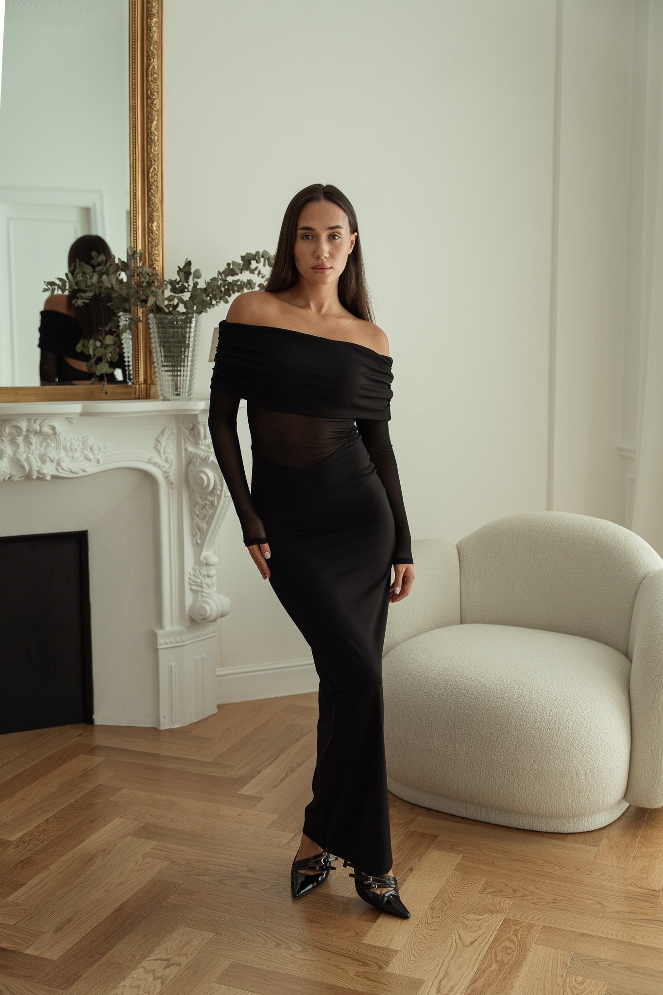 Sheer Mirage in Midnight Black